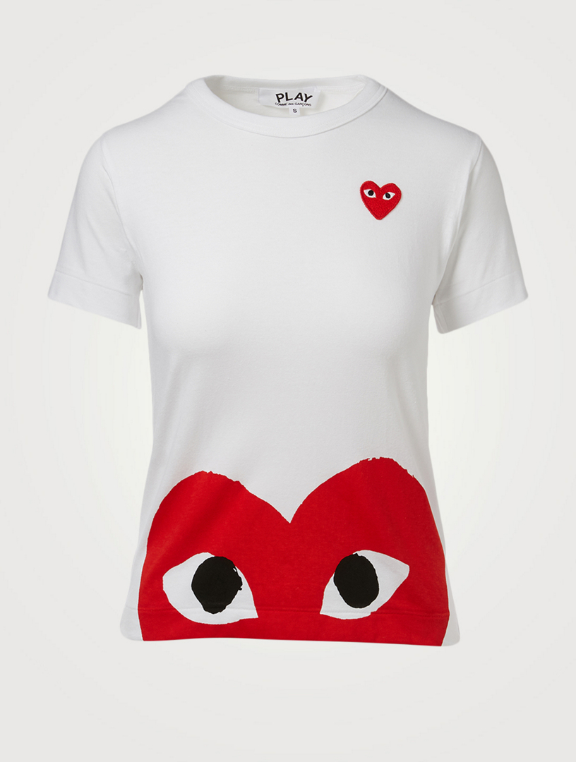 womens commes des garcons t shirt