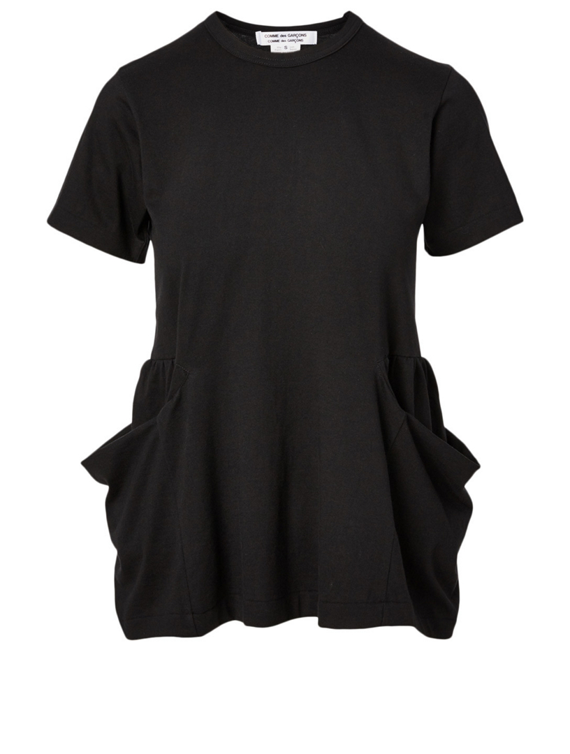 COMME DES GARÇONS COMME DES GARÇONS Cotton T-Shirt With Pockets Women's Black