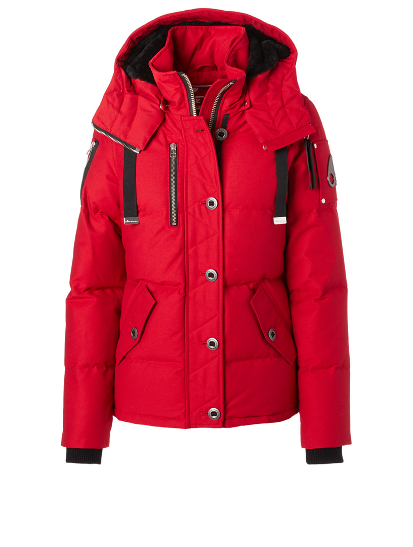 moose knuckles red coat