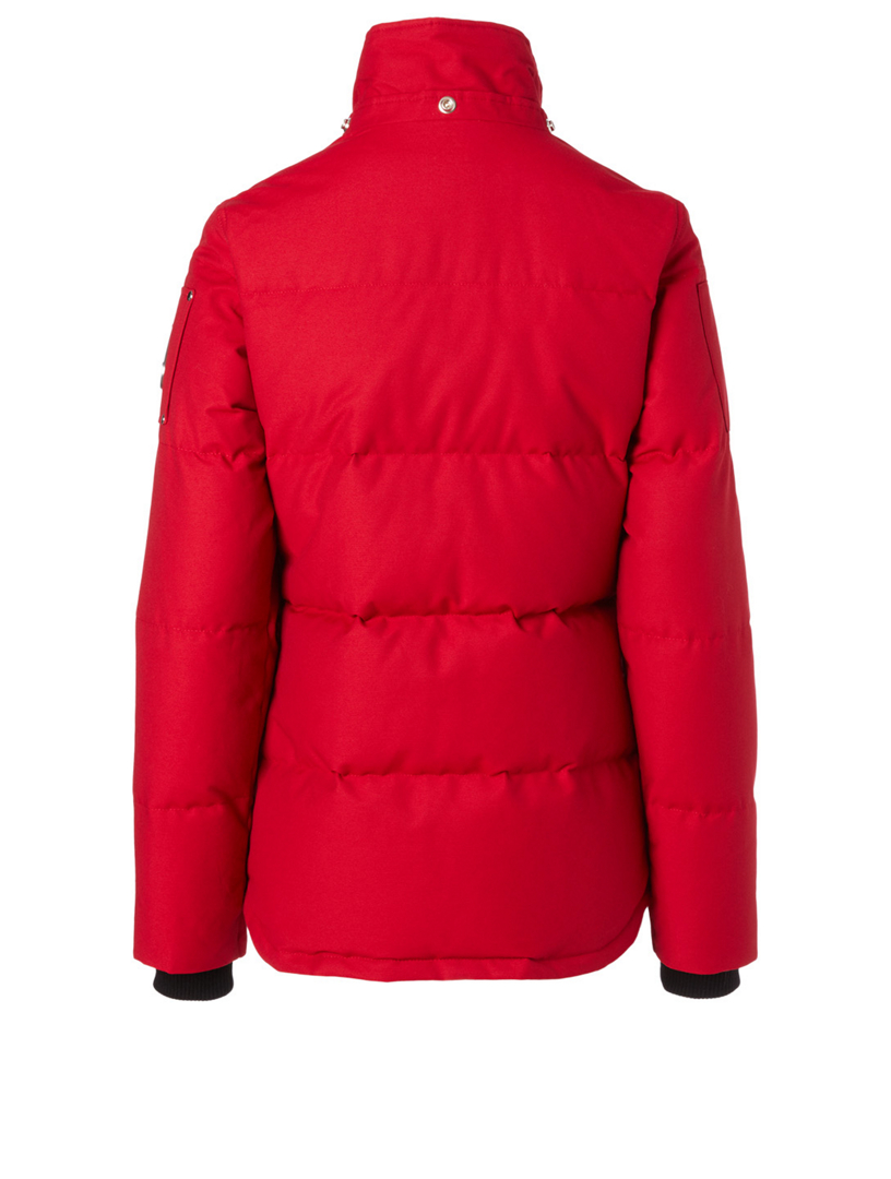 moose knuckles red coat