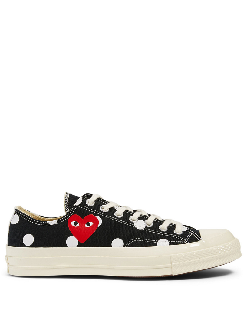 cdg polka dot shoes