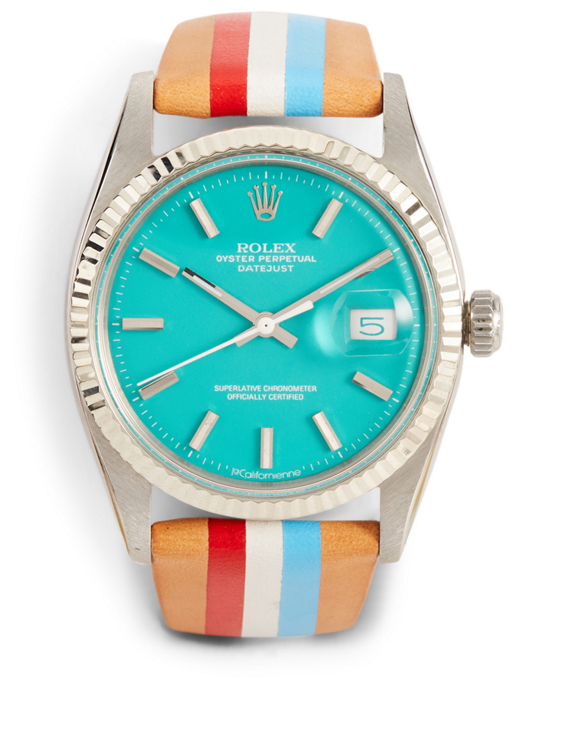 oyster perpetual datejust leather strap