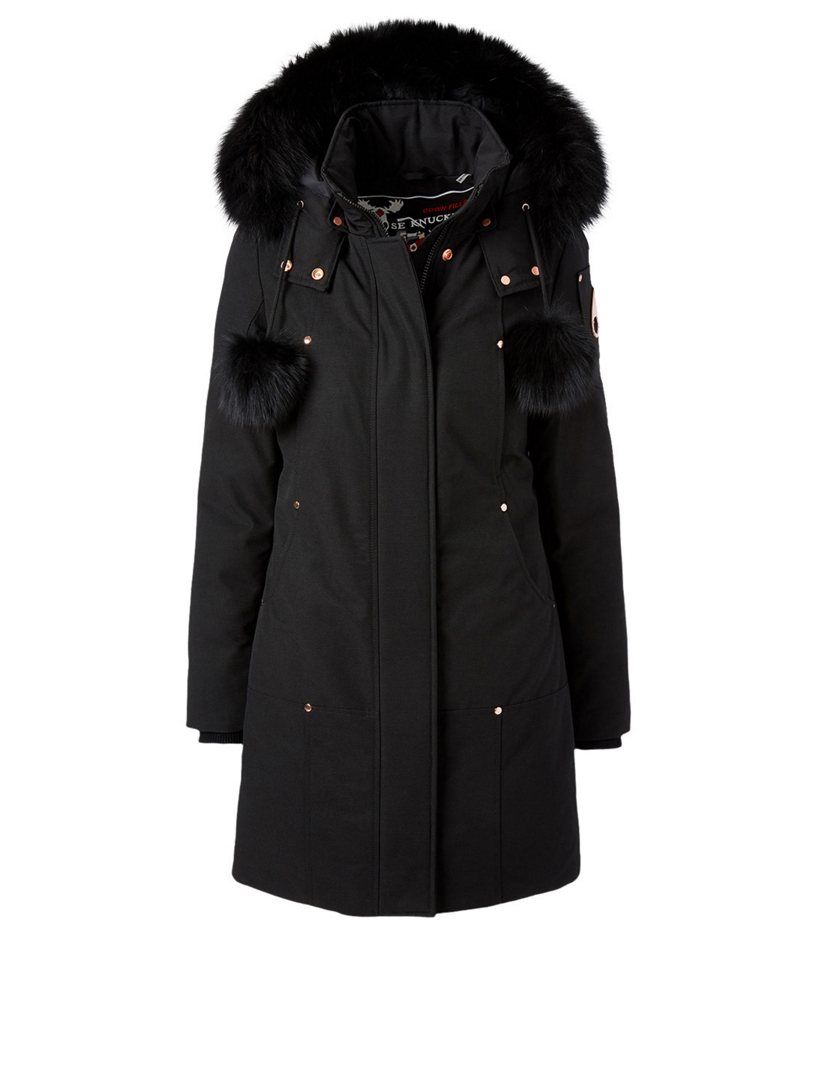 MOOSE KNUCKLES Stirling Down Parka With Fur Hood | Holt Renfrew Canada