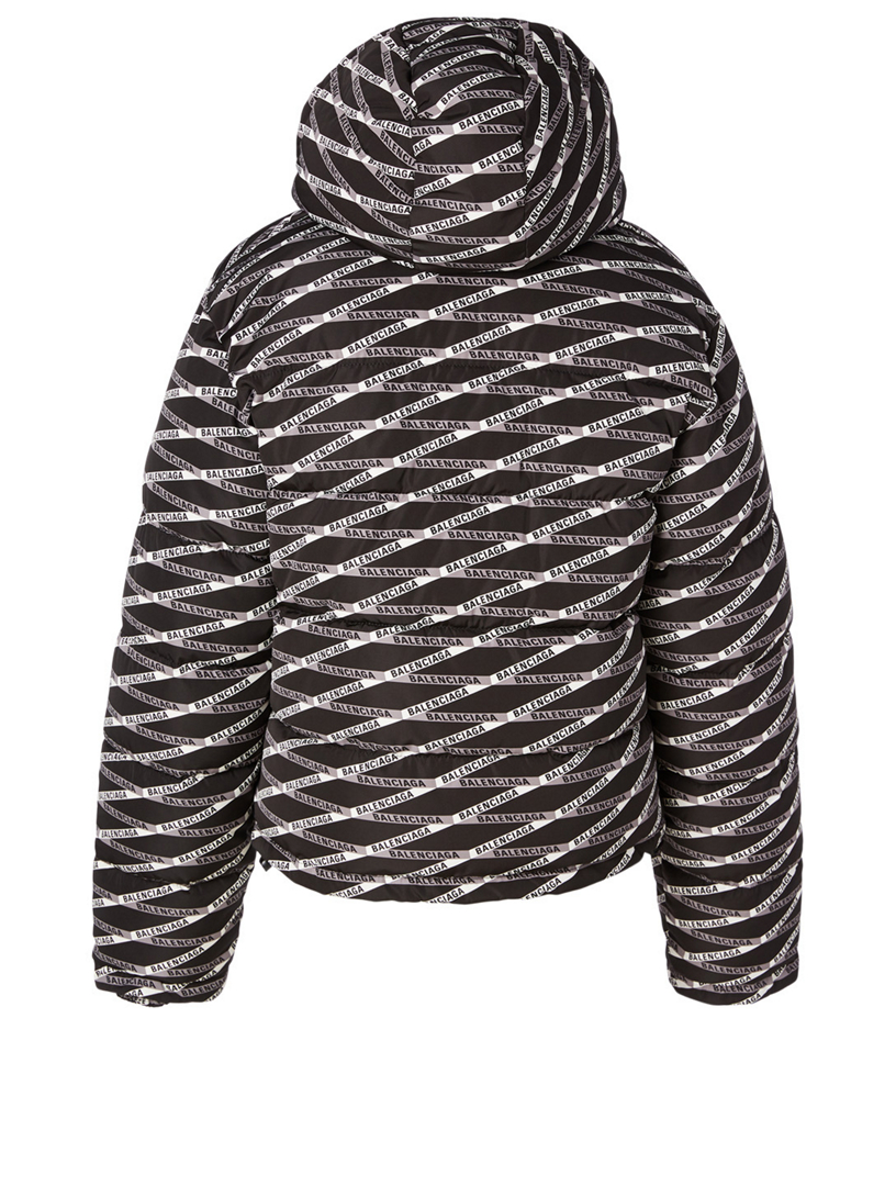 balenciaga puffer jacket grey