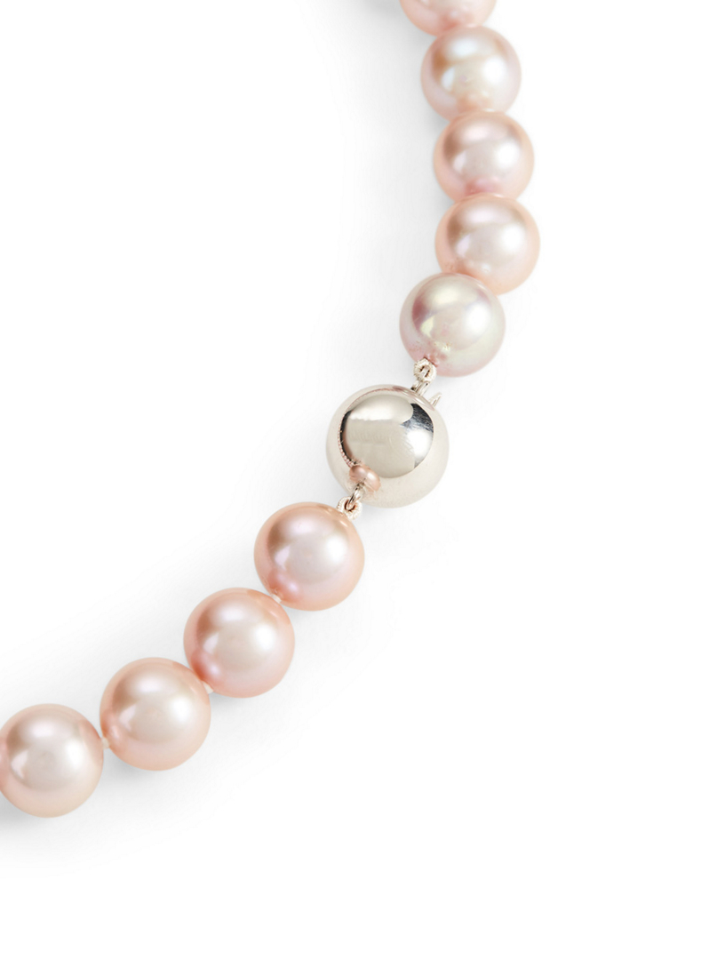 Touch of Pink Pearl 12mm Beaded Necklace