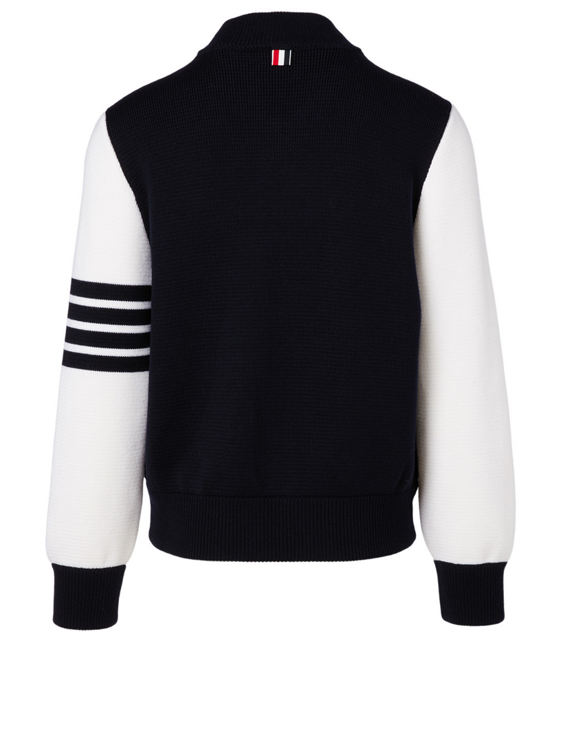 THOM BROWNE Merino Wool Bomber Jacket Holt Renfrew Canada