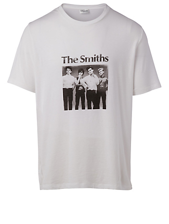 SAINT LAURENT Tee-shirt en coton The Smith Hommes 