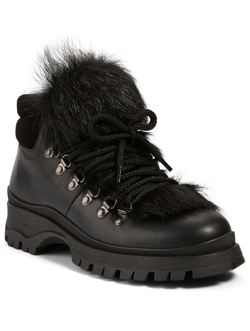 prada canvas hiker boots