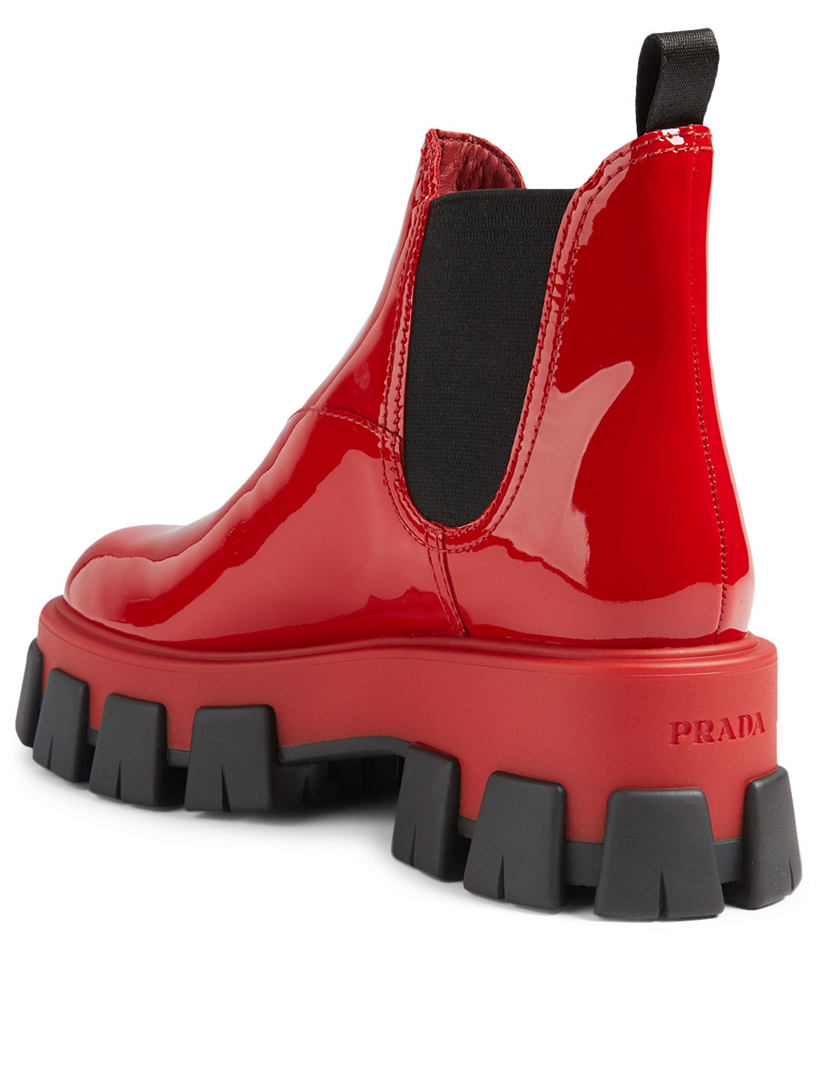 red prada boots