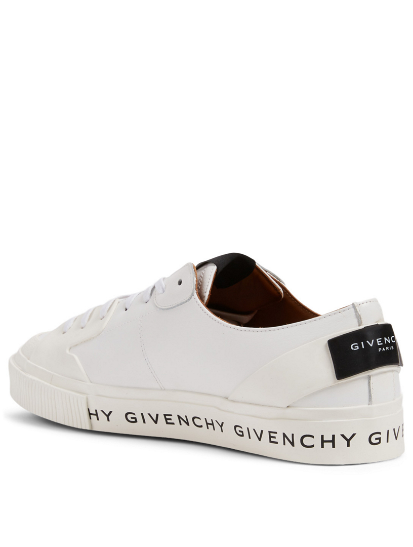 givenchy chain tennis light low sneakers in canvas