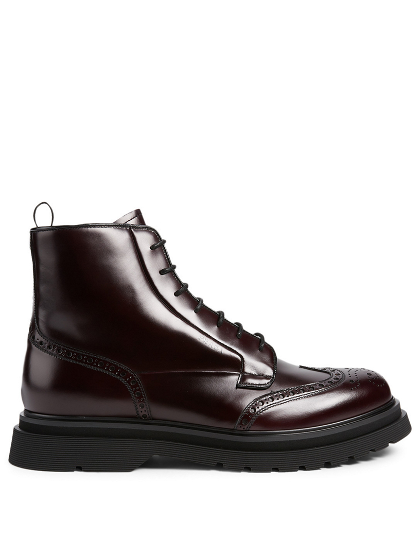 prada brogue boots