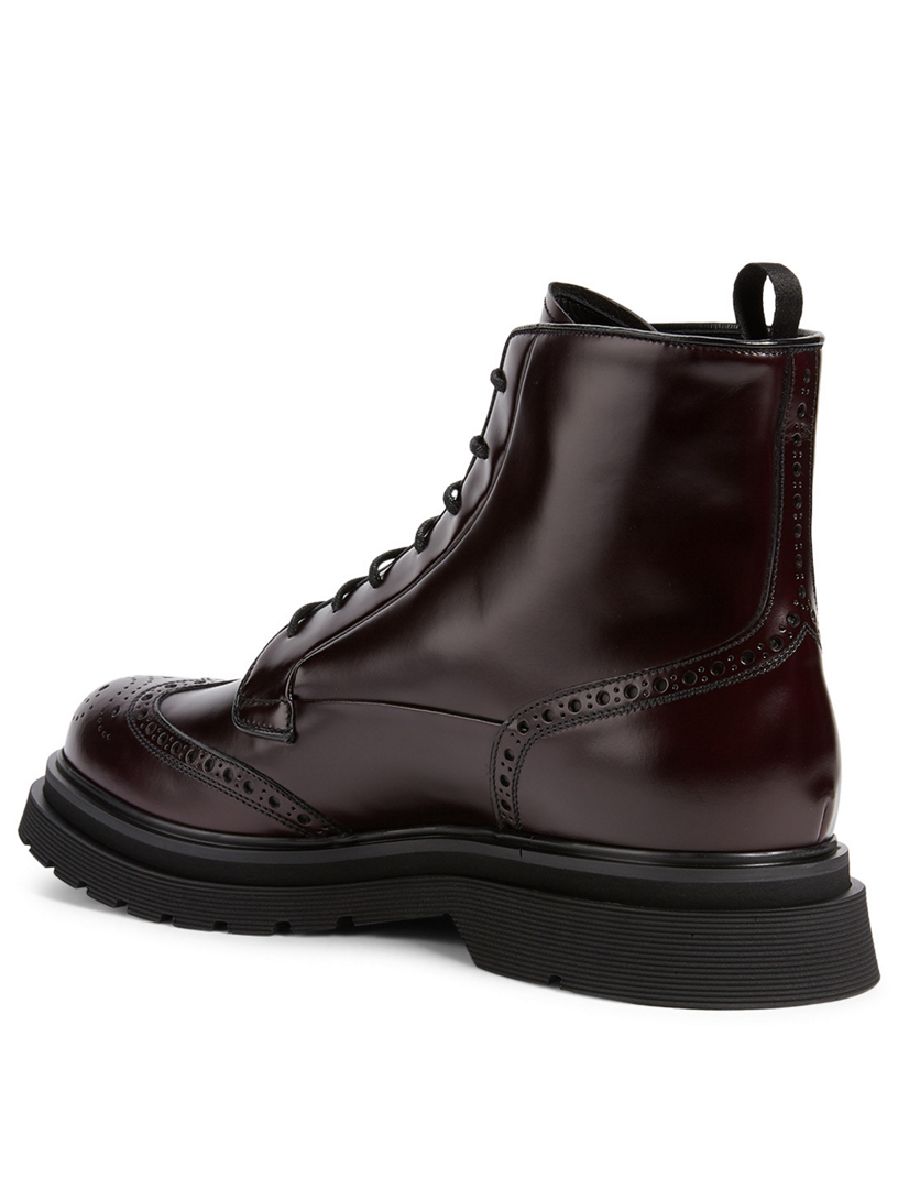 prada brogue boots