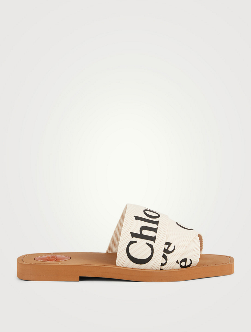 chloe canvas sandals