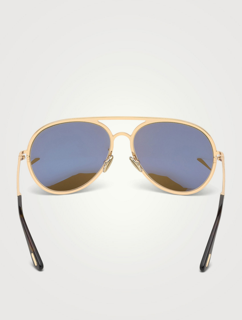 TOM FORD Antibes Aviator Sunglasses With Crystals | Holt Renfrew Canada
