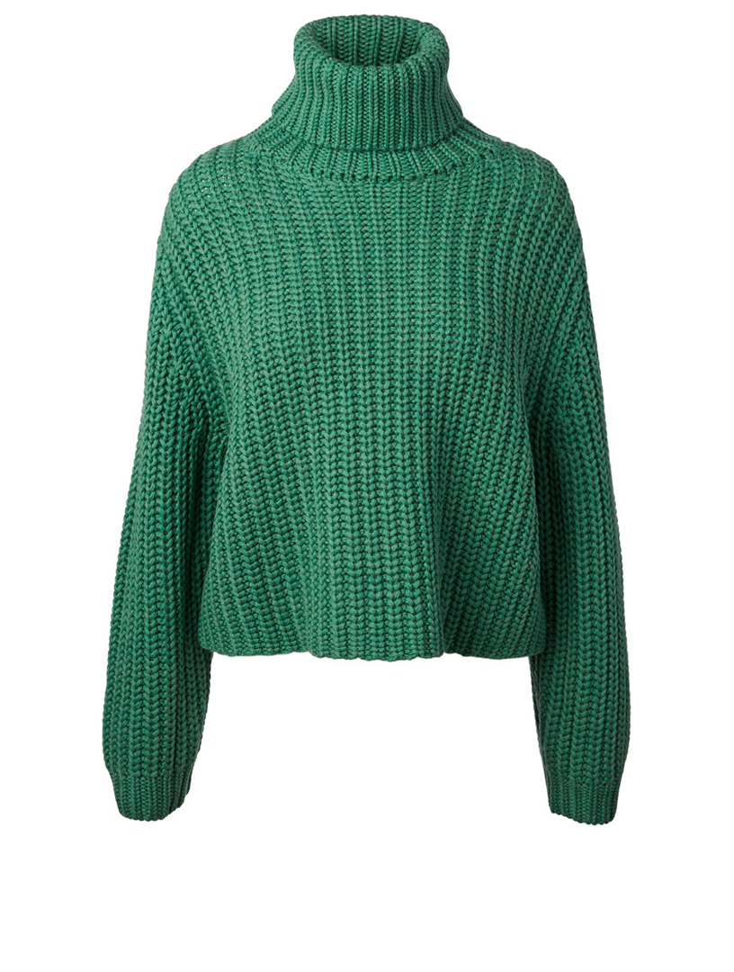 TORY SPORT Chunky Wool Turtleneck Sweater | Holt Renfrew Canada