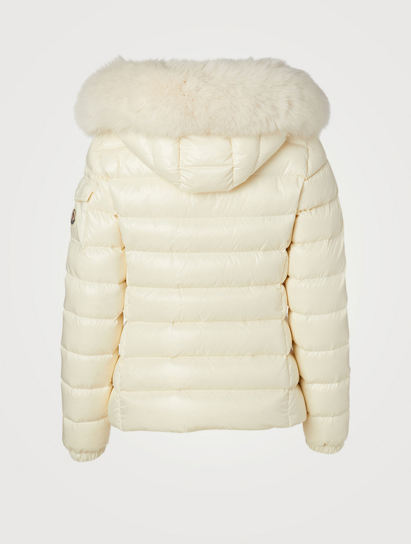 white moncler coat