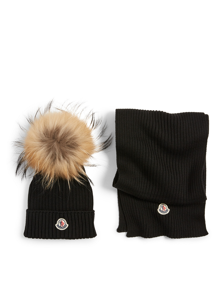 moncler hat scarf set