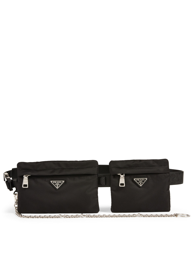 PRADA Two-Pouch Nylon Belt Bag | Holt Renfrew Canada