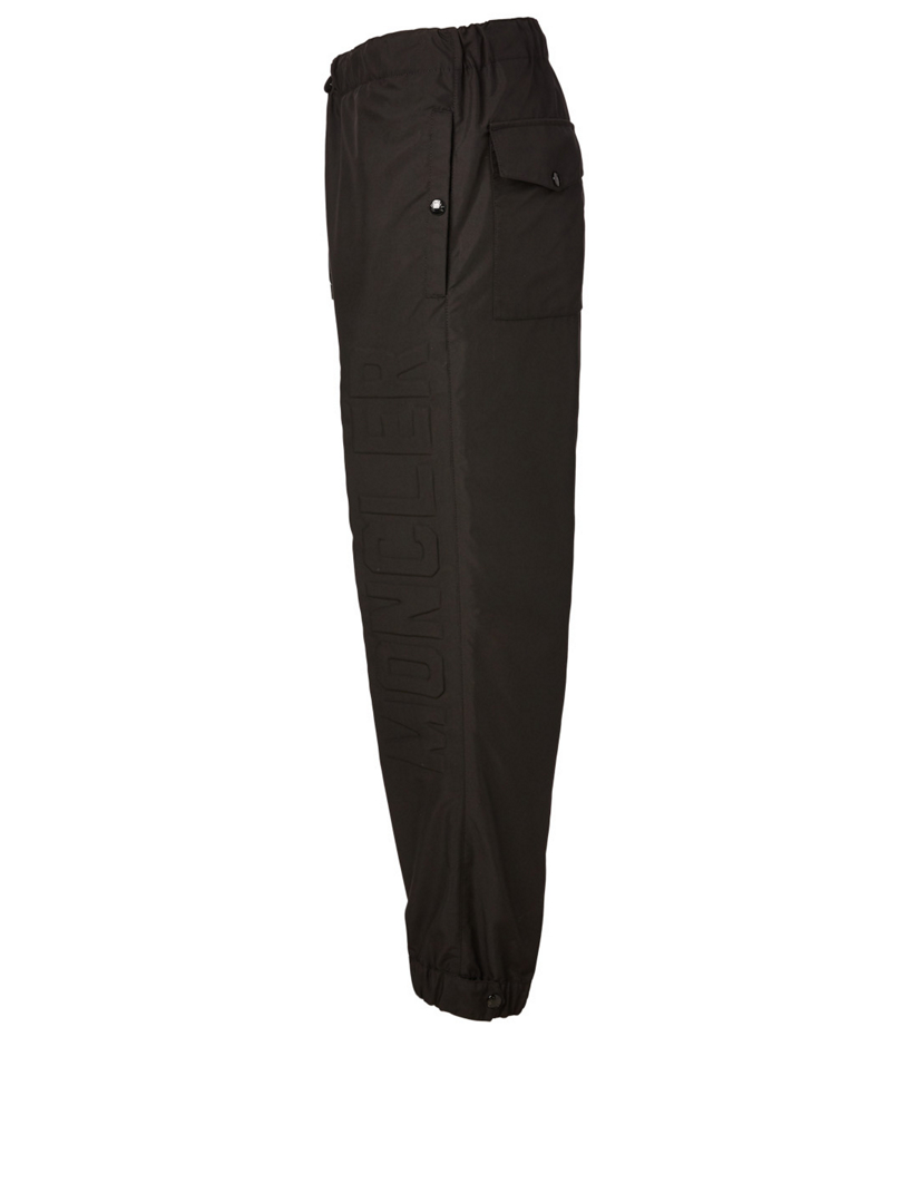 black moncler joggers