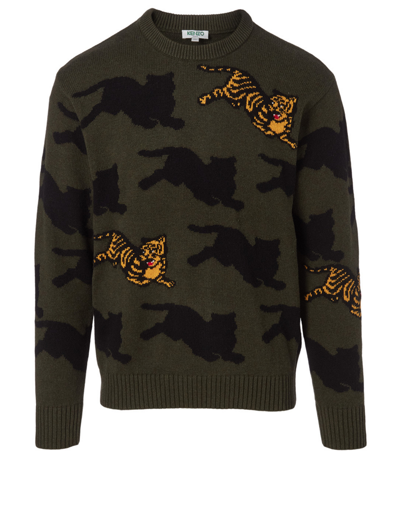 kenzo jumping tiger sweater