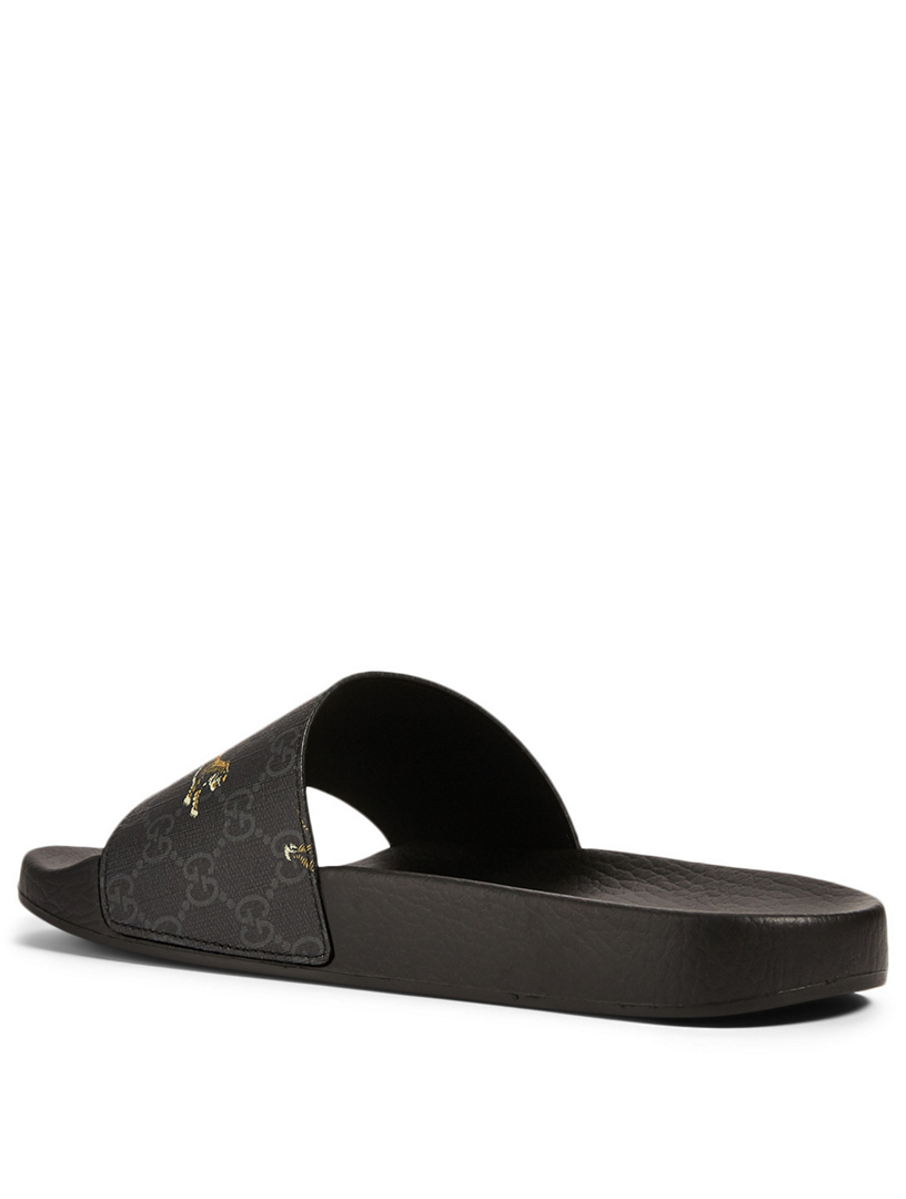 gucci supreme slides tiger