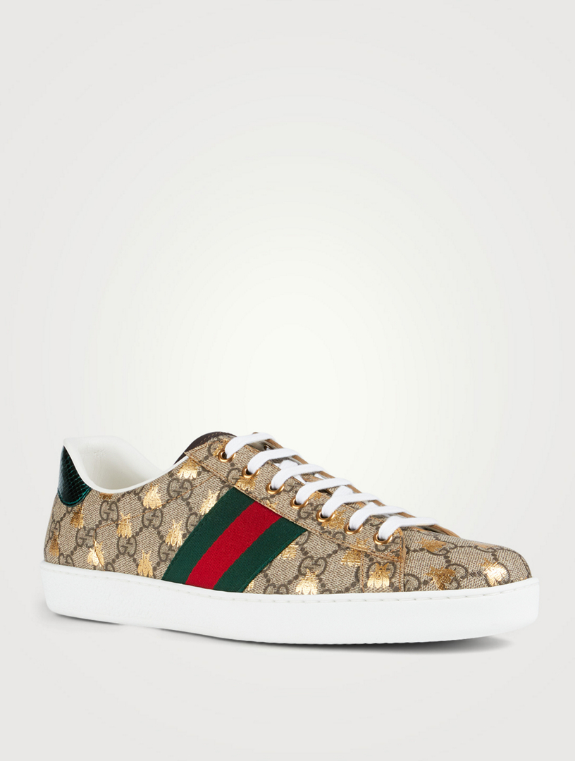 gucci ace print sneakers