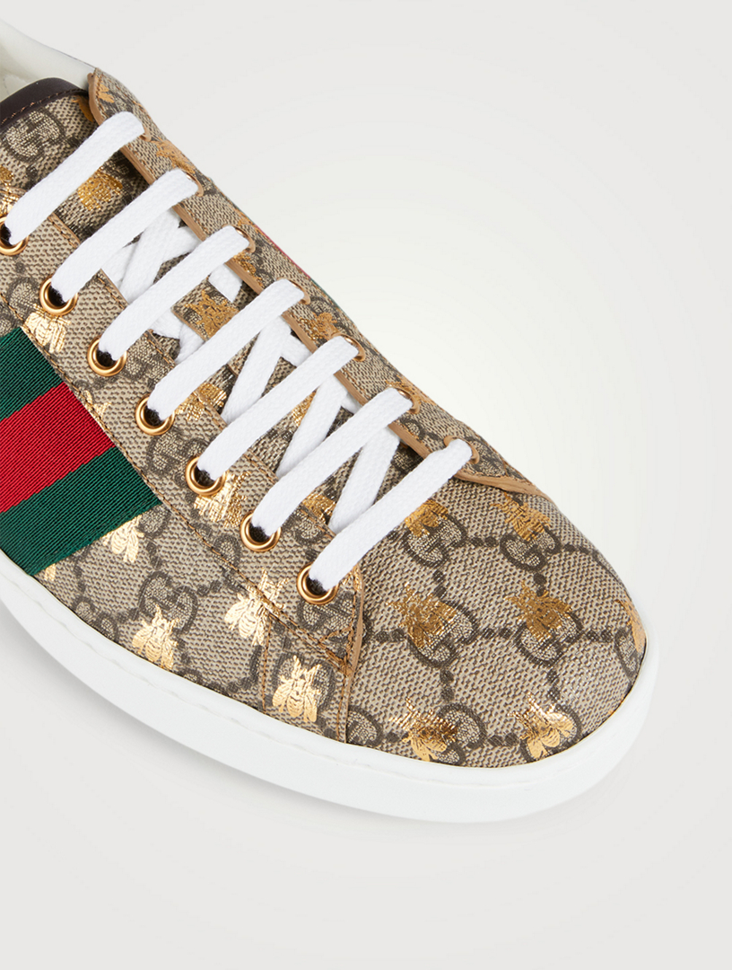 gucci ace print sneakers