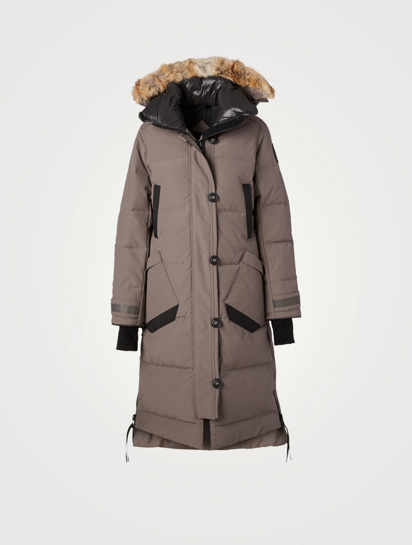 canada goose fur hood coat