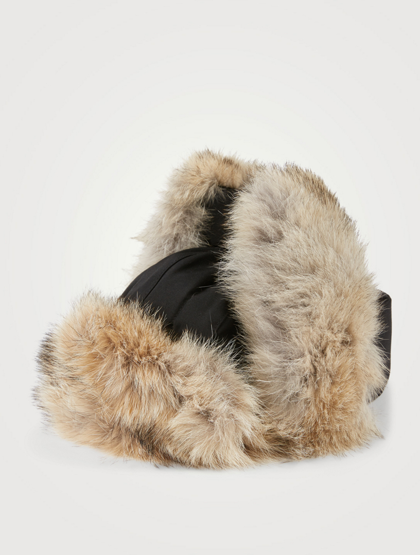 fur bomber hat canada