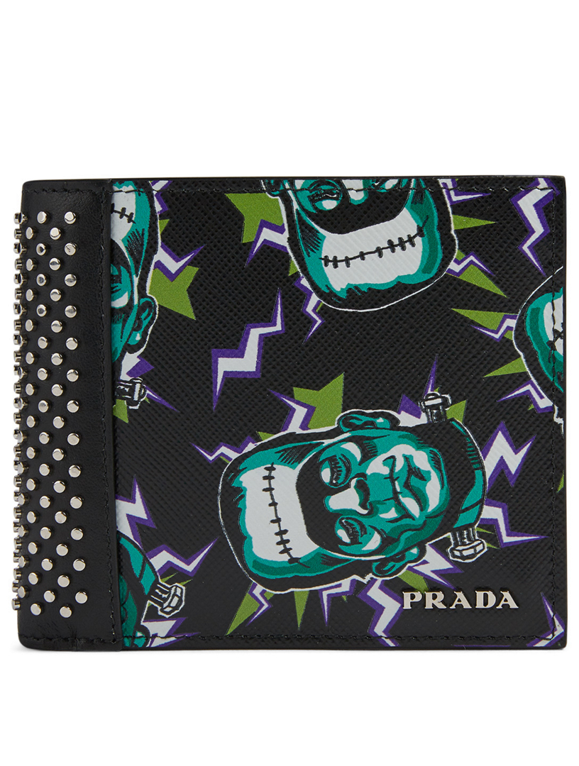 PRADA Saffiano Leather Wallet With 