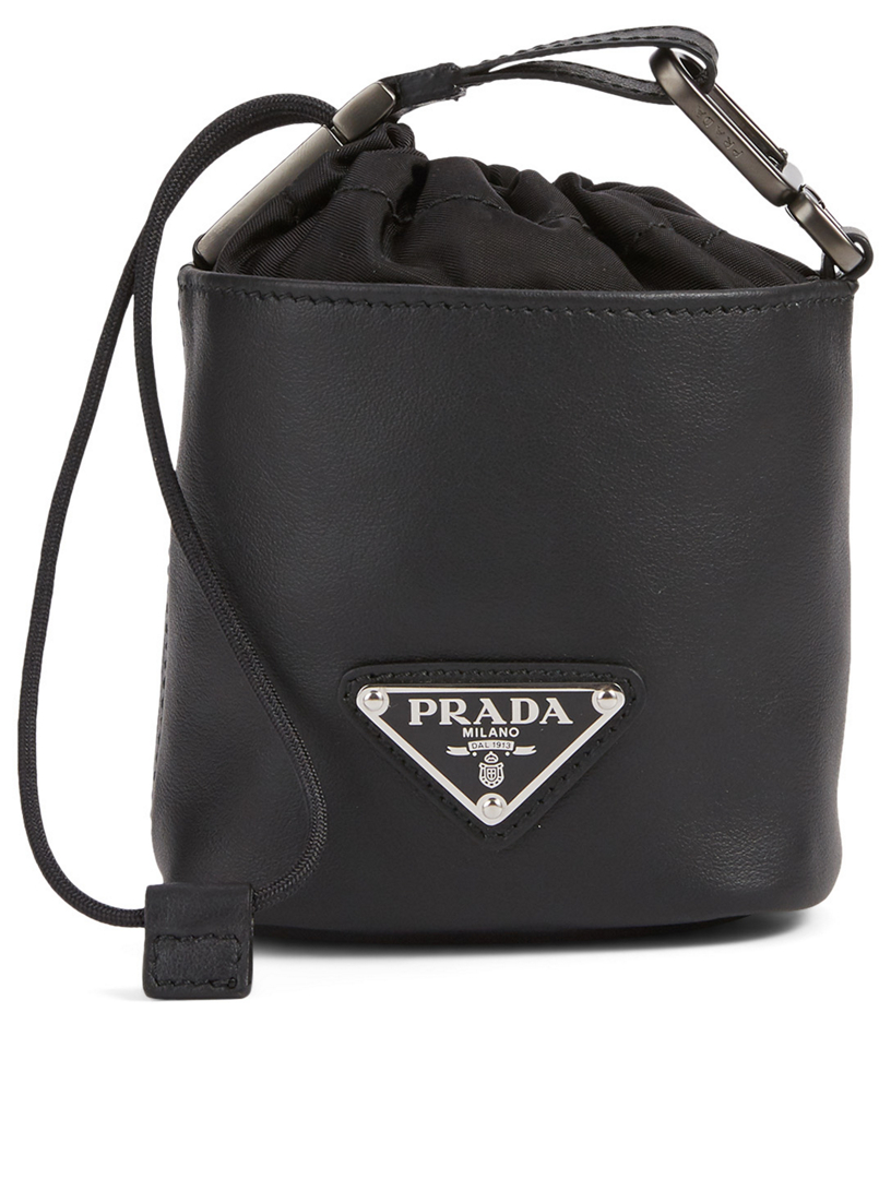 prada mini leather bag