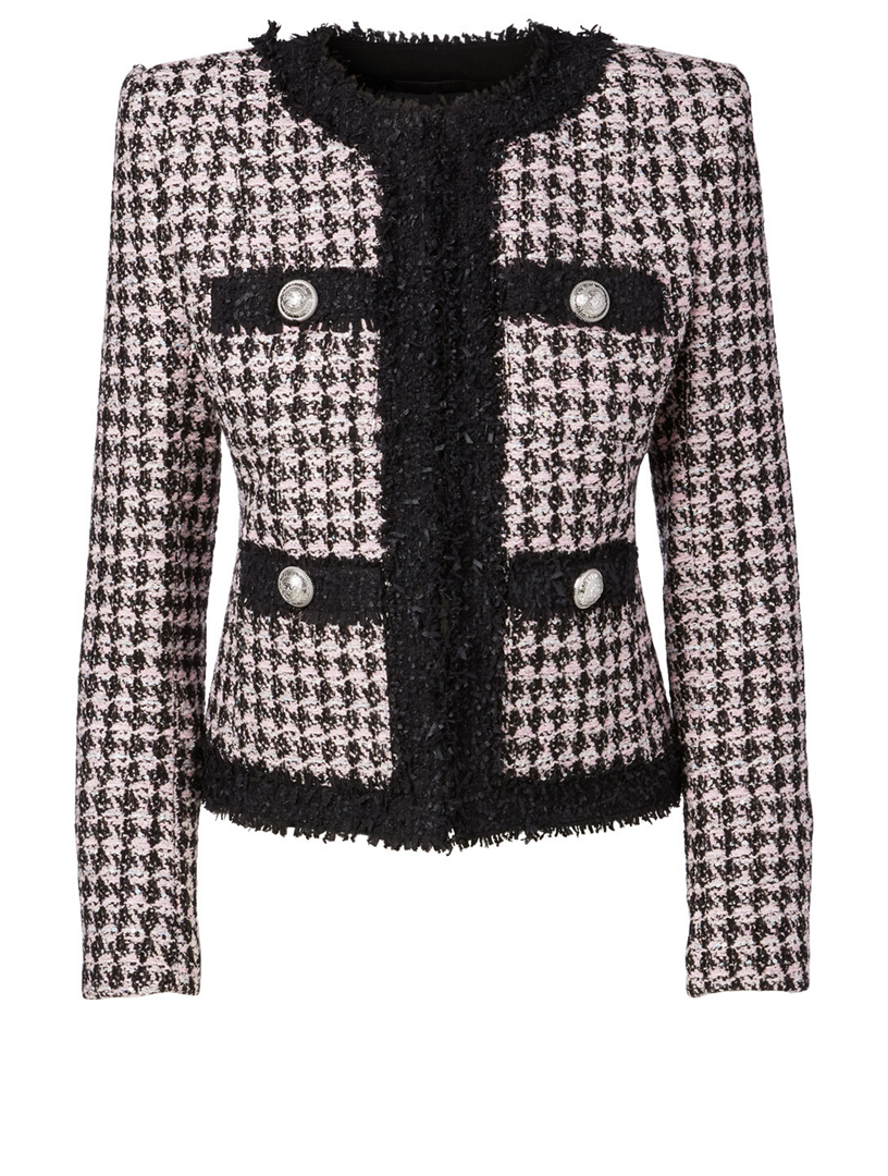 BALMAIN Wool-Blend Tweed Jacket | Holt Renfrew Canada