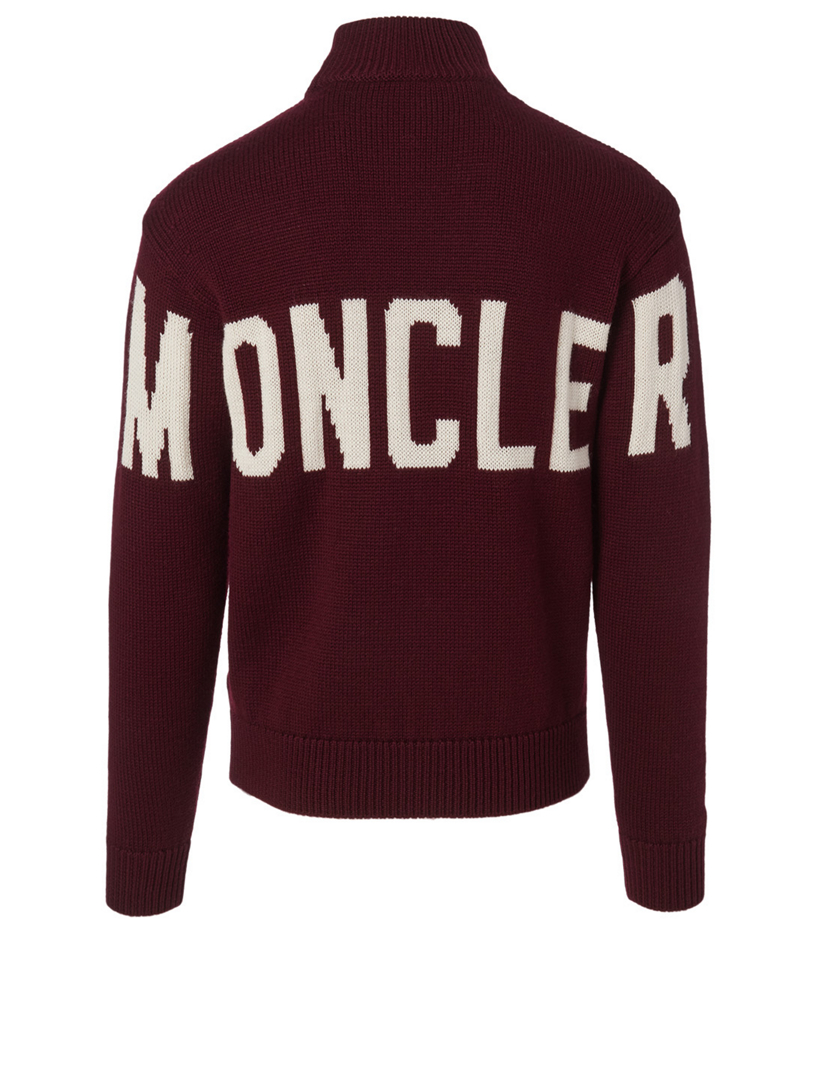 MONCLER Wool Logo Turtleneck Sweater | Holt Renfrew Canada