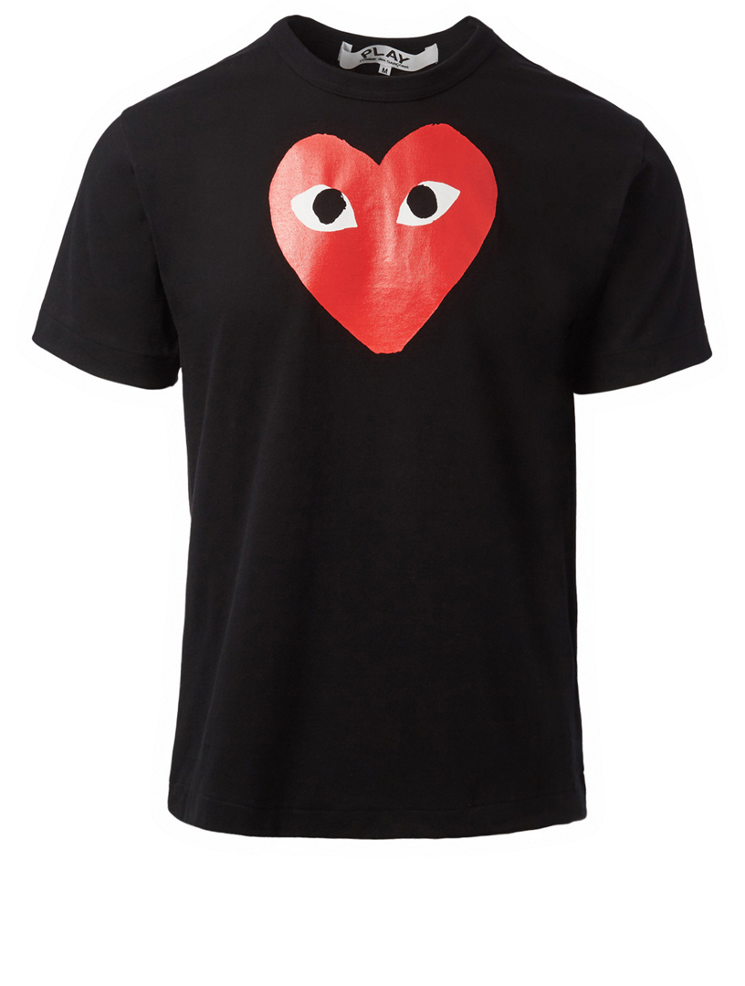 cdg big heart tee