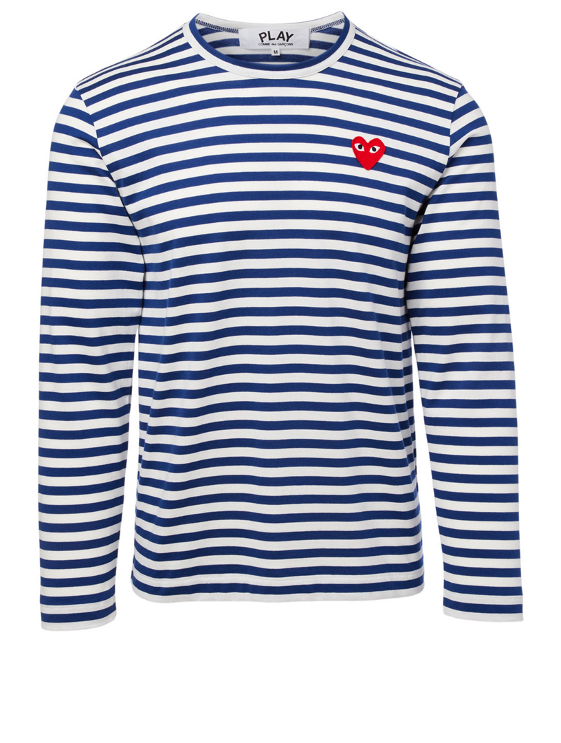 striped comme des garcons