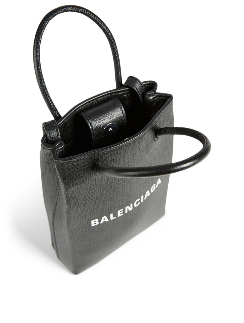BALENCIAGA Shopping Leather Phone Holder Bag | Holt Renfrew Canada