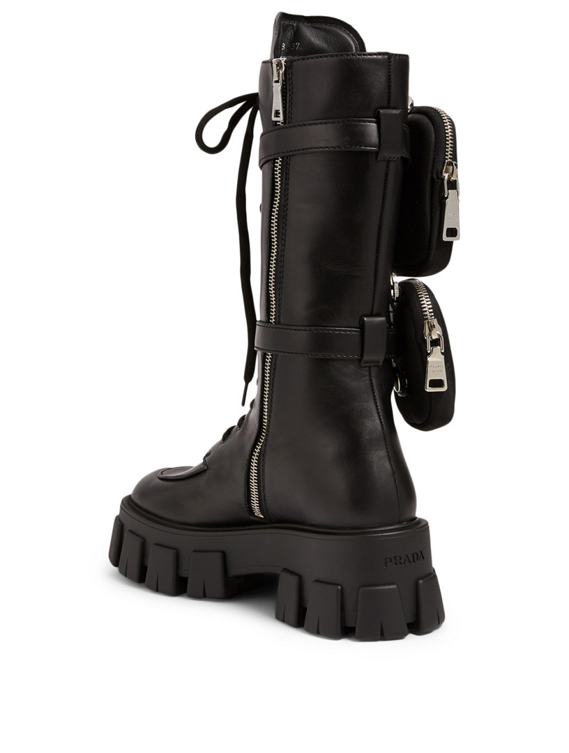 prada combat boots women's