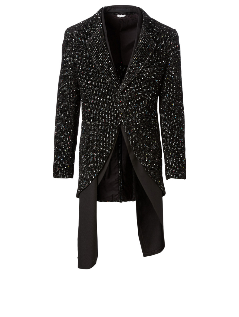 COMME DES GARÇONS HOMME PLUS Wool-Blend Tweed Sequin Jacket | Holt ...