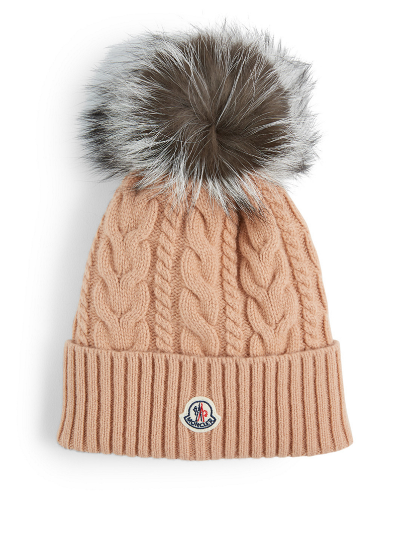 moncler cable knit beanie