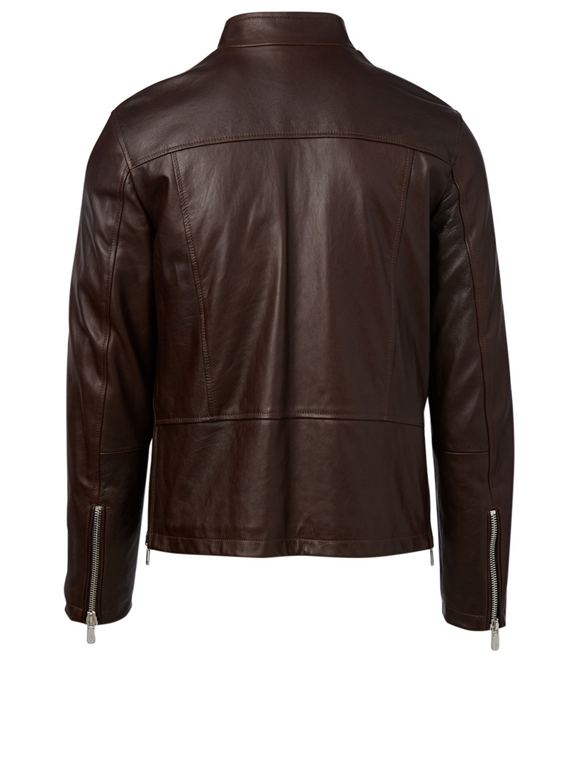 ELEVENTY Leather Biker Jacket | Holt Renfrew Canada