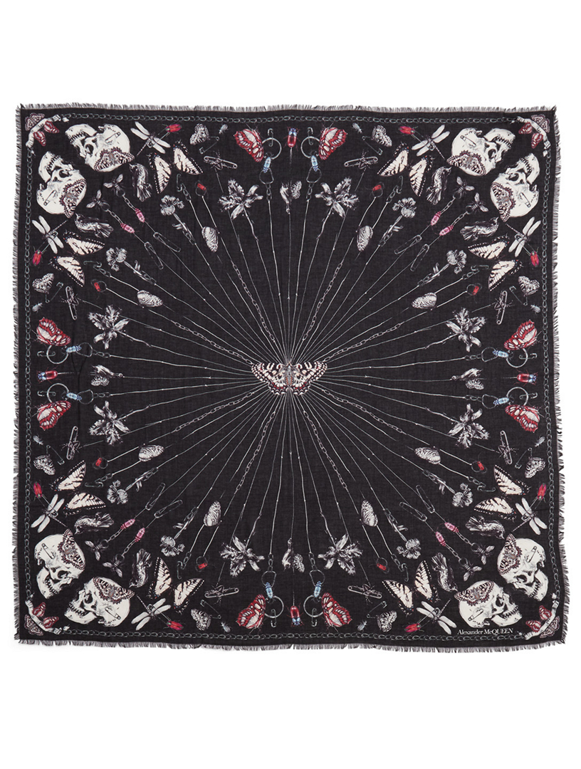 ALEXANDER MCQUEEN Modal And Wool Scarf 