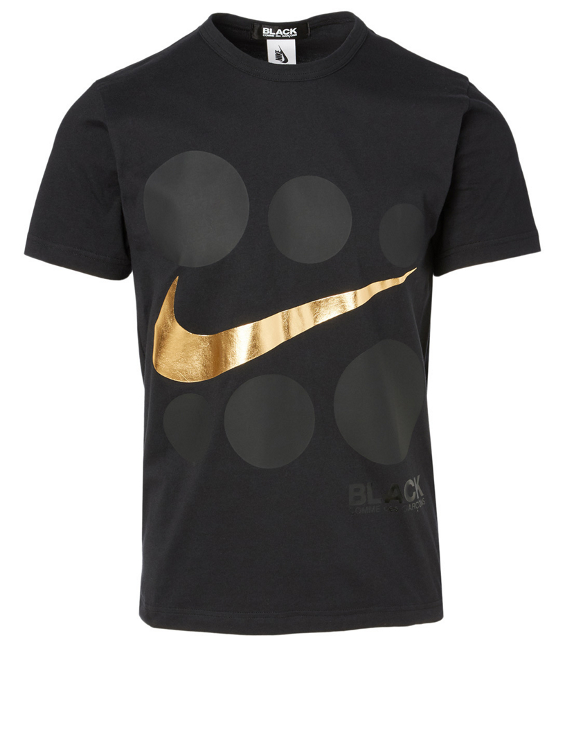 black nike cotton t shirt