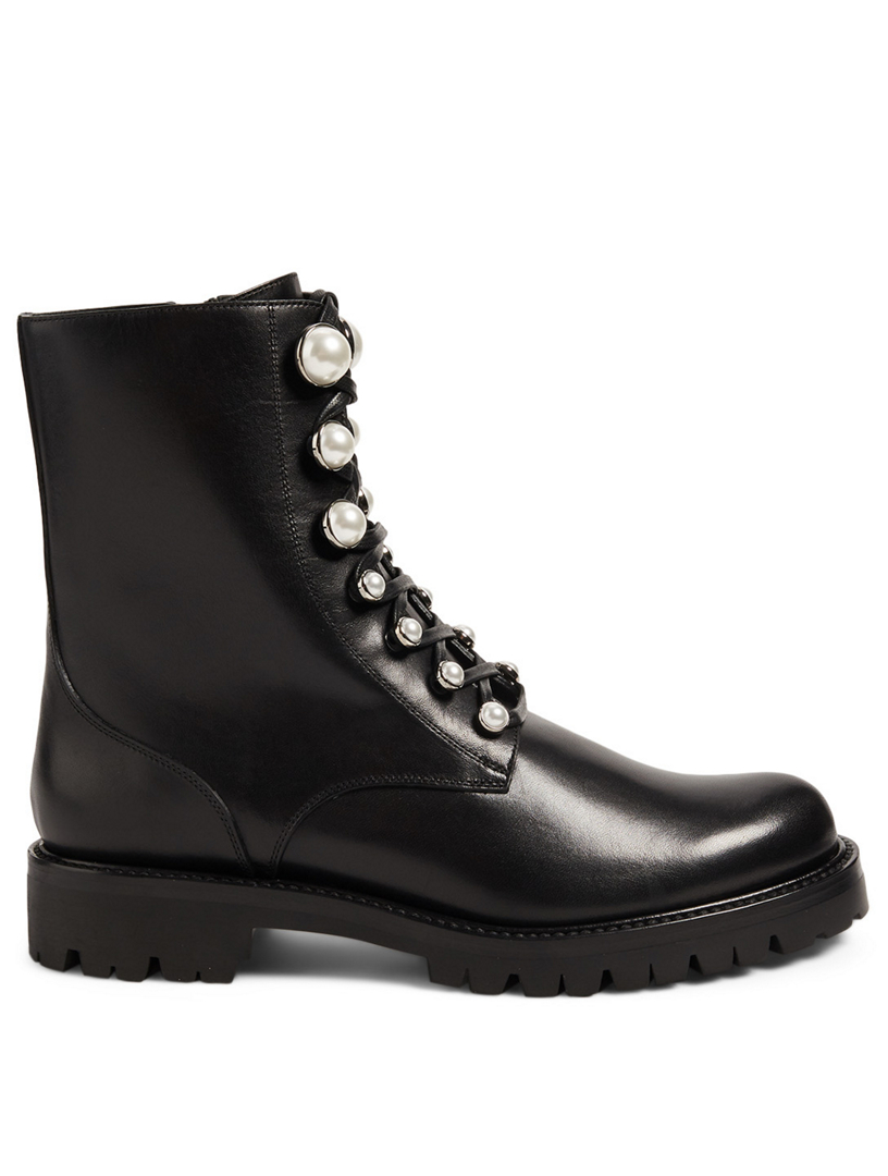 rene caovilla combat boots