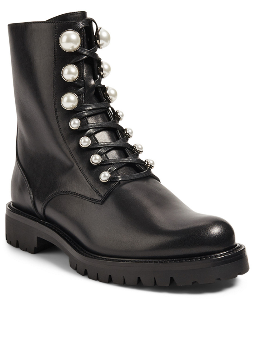 rene caovilla combat boots