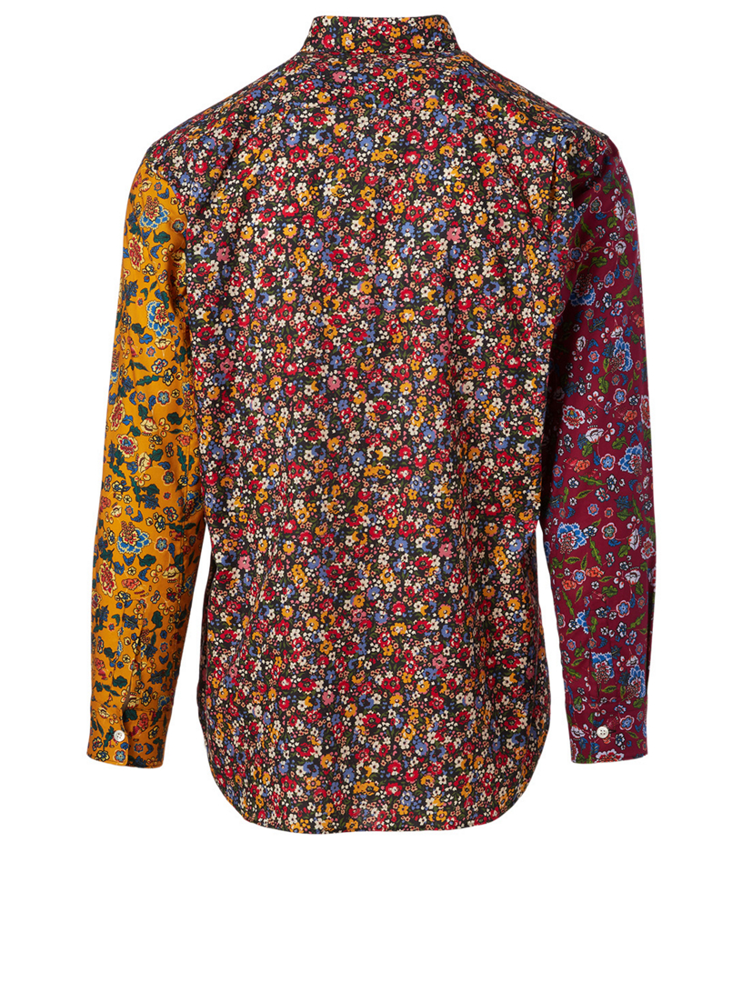 COMME DES GARÇONS SHIRT Cotton Shirt In Flower Print Men's Multi