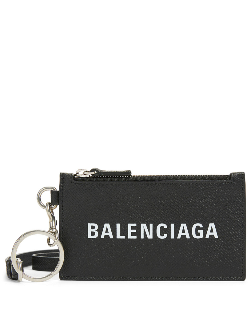BALENCIAGA Leather Card Case On Keyring Holt Renfrew Canada