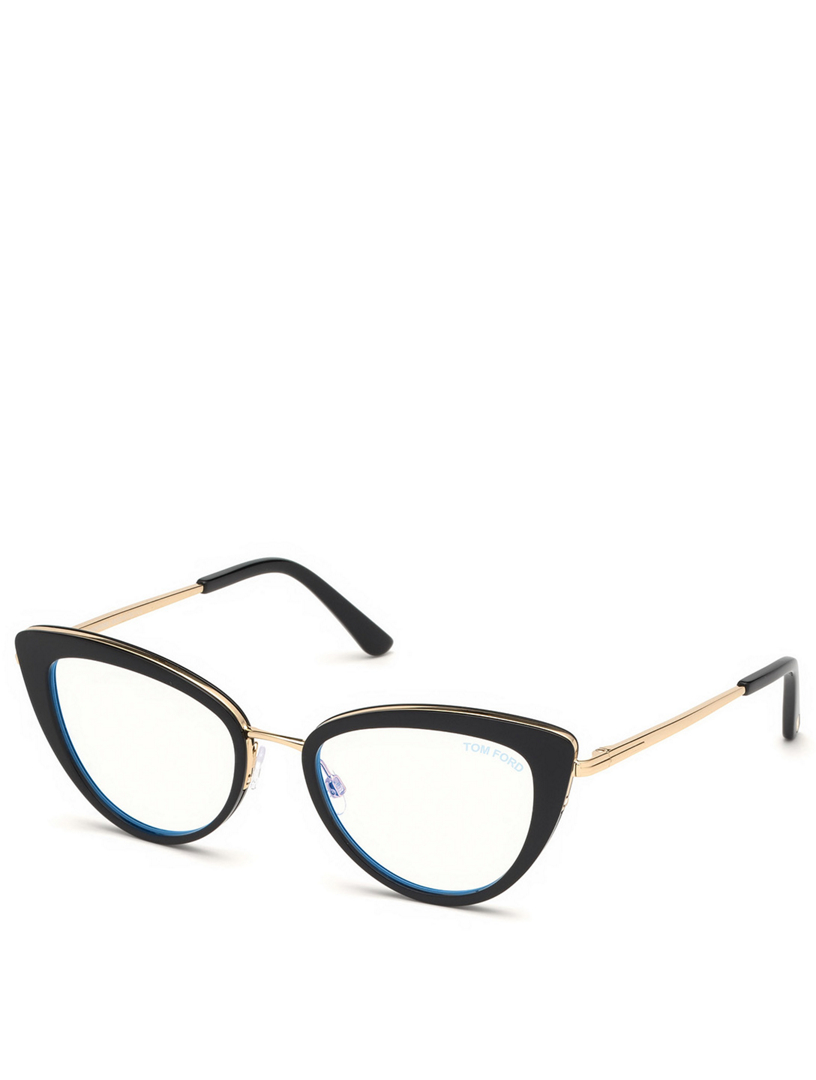 TOM FORD Cat Eye Optical Glasses With Blue Block Lenses | Holt Renfrew  Canada