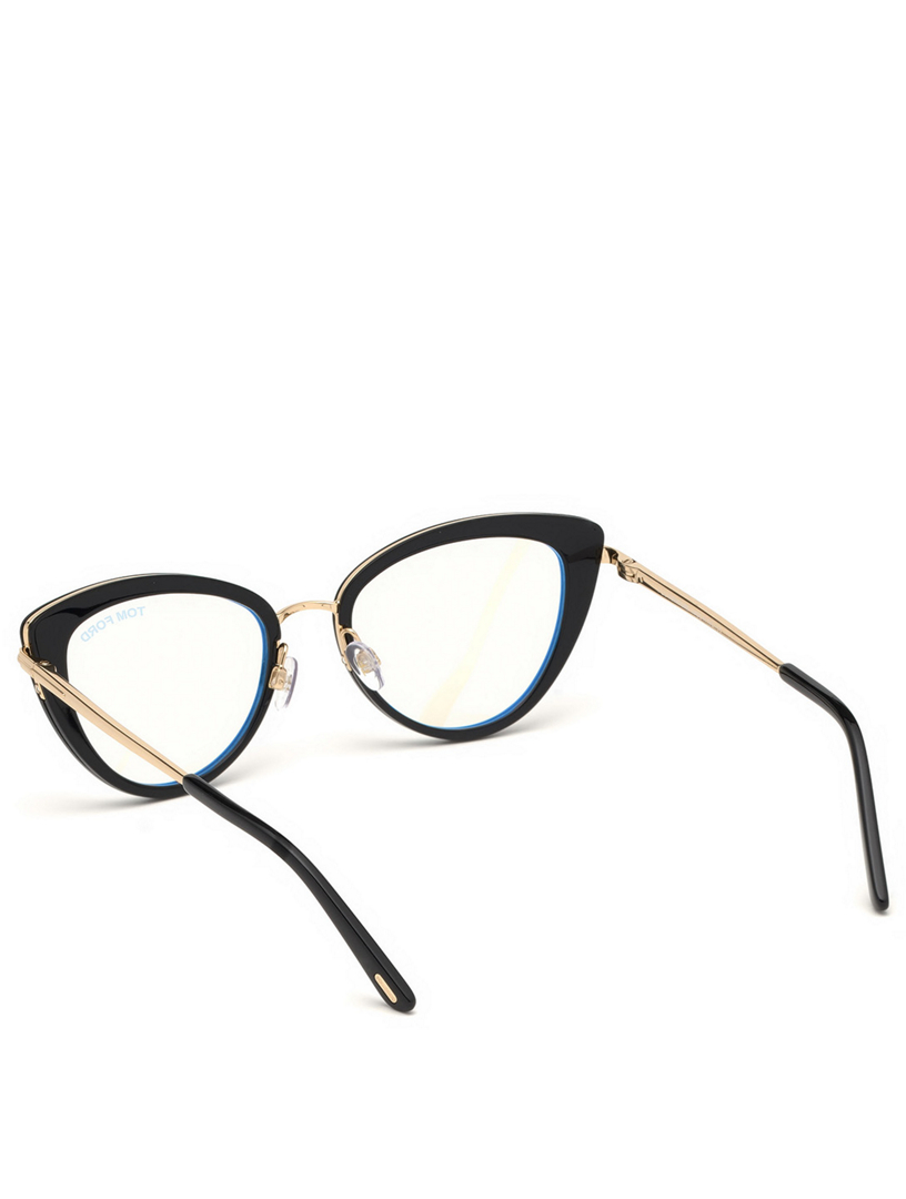 Lunette De Vue Forme Chat TOM FORD Lunettes de vue œil-de-chat à verres Blue Block | Holt Renfrew