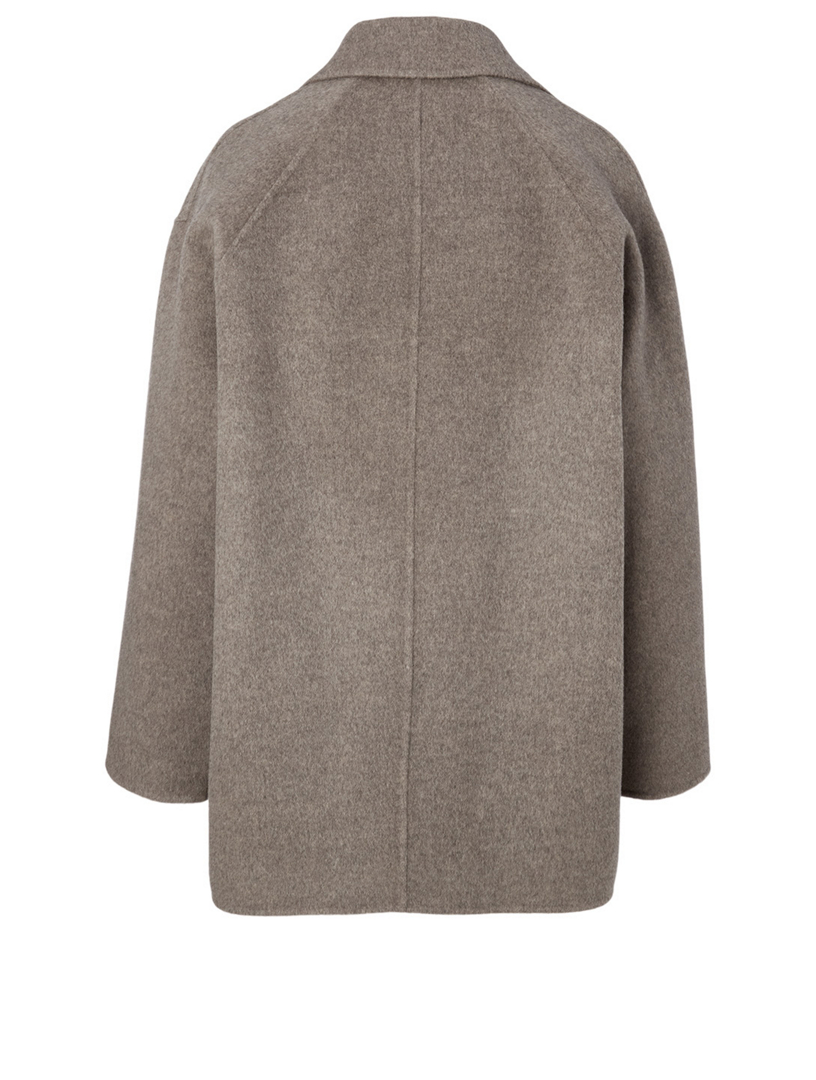 ACNE STUDIOS Wool And Cashmere Double-Breasted Coat | Holt Renfrew Canada