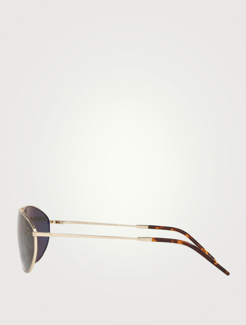 OLIVER PEOPLES Kallen Aviator Sunglasses | Holt Renfrew Canada